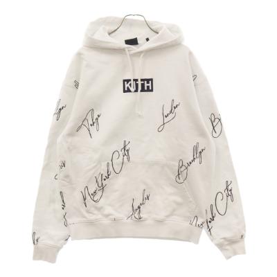 KITH (キス) City Script Hoodie シティー スクリプト ボックスロゴ  