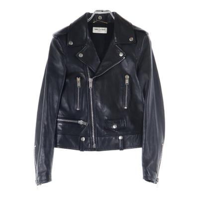 SAINT LAURENT PARIS L01 エディ期 F36 希少】サンローランパリ L01 ラムレザー ライダースジャケットF36