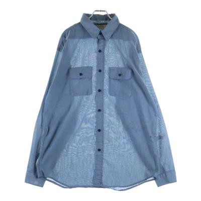 FIVE BROTHERS ファイブブラザー 80s シャンブレー XL-TALL 長袖シャツ インディゴ FIVE BROTHERS ファイブブラザー 80s シャンブレー XL-TALL 長袖シャツ