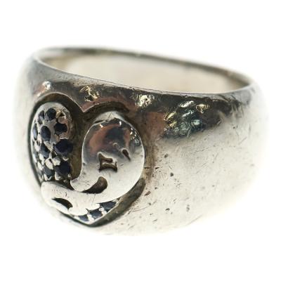 CHROME HEARTS メンズリング、指輪（石素材：サファイア）｜メンズ