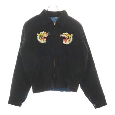 別珍 リバーシブル スーベニアジャケット スカジャン 襤褸 Vintage】70s ヴィンテージ リバーシブルスカジャン スーベニア