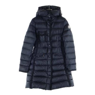 luana☆美品出品していきます　　⭐エルミンヌ　ロングブラックダウン MONCLER - 2回着用100％正規極美品17AWモンクレールロングダウンコート