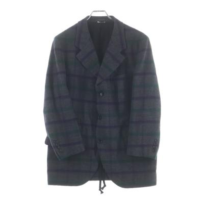 COMME des GARCONS HOMME DEUX コムデギャルソン オムドゥ 23AW AD2023 チェック柄 3Bウールテーラードジャケット グレー DL-J040 COMME des GARCONS HOMME DEUX コムデギャルソン オムドゥ 23AW AD2023