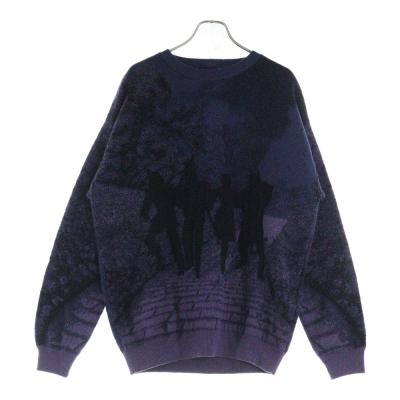 極美品　LOUIS VUITTON ドライバーズニット　刺繍LVロゴ　M ウール LOUIS VUITTON - 美品 ルイヴィトン LOUIS VUITTON ドライバーズ