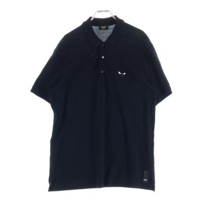 FENDI メンズポロシャツ（色：ブラック系）｜トップス｜ファッション