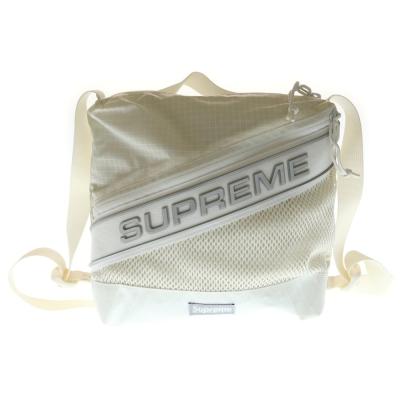 【新品　未使用】Supreme メッシュショルダーバッグ ホワイト Supreme メンズショルダーバッグ（色：ホワイト系）｜バッグ
