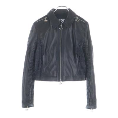 diesel レザージャケット ライダース（レディースファッション