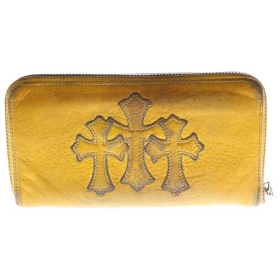 クロムハーツ　クロスパッチ キルテッドセメタリー ラウンドファスナー　長財布 クロムハーツクロスパッチ財布（CHROME HEARTS）のおすすめ人気商品