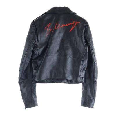 バレンシアガ レザーライダースジャケット（メンズファッション