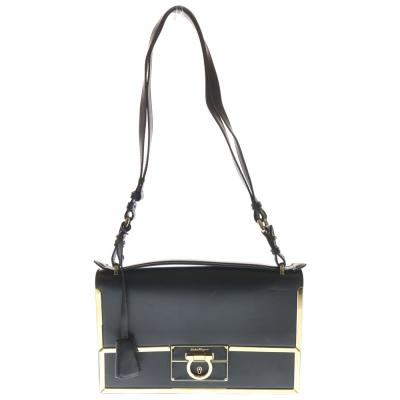 超美品❤️フェラガモ Ferragamo ショルダーバッグ エイミー レザー Salvatore Ferragamo サルヴァトーレ・フェラガモ エイミーガンチーニ