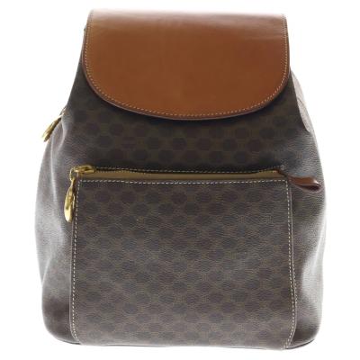 CELINE ブラウンリュック・バックパック CELINE リュックサック、デイパック（バッグ、小物素材：本革、レザー