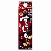 送料無料 すごいも 芋 25度 甲乙混和焼酎 合同酒精 1.8L 紙パック 6本入 | ショップダイヘイYahoo!店