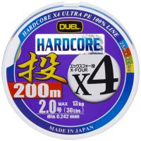 DUEL(デュエル) HARDCORE(ハードコア) PEライン 2号 HARDCORE X4 投げ 200m 25m | SHOP EVERGREEN