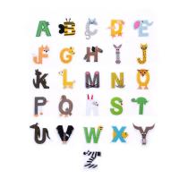 XUNHUI ワッペン アルファベット セット 刺繍用 かわいい 男の子 女の子 イニシ | SHOP EVERGREEN