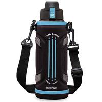アイリスオーヤマ 水筒 子供 スポーツボトル 1リットル 1L ブルー 真空断熱層で | SHOP EVERGREEN