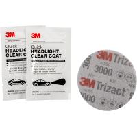 3M クイック ヘッドライト コーテイング コーティング剤2枚と研磨剤P3000セット 39193 39173 米国製 輸入品 ヘッドライトクリーナー  クリアコーティング | Shopie Wolf