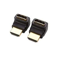 Cable Matters HDMI L字 アダプタ HDMI変換アダプター 270°角度変更 4K解像度 HDR対応 2個セット HDMI オス メス HDMI延長アダプタ | ショップマルチ