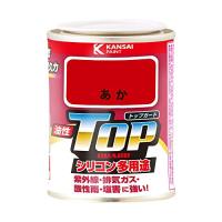 カンペハピオ(Kanpe Hapio) ペンキ 塗料 油性 つやあり シリコン樹脂 多用途 超速乾 さび止め剤入り トップガード あか 0.1L 油性塗料 日本製 000176 | ショップマルチ