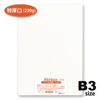 画用紙   水彩紙  シリウス水彩紙 特厚口（220g） 50枚入  B3サイズ　オリオン | ORION SHOP