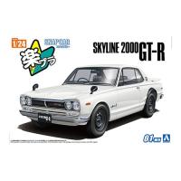 アオシマ 1/24 KPGC10 スカイラインHT 2000GT-R 1970 シルバー 楽プラ スナップカー No.1-WH | 卓美