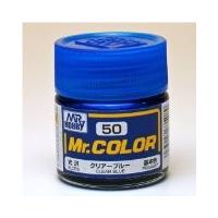 GSIクレオス☆Mr．カラー C50 クリアー ブルー(光沢） 10ml×6本【4973028635089】 | 卓美