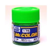 GSIクレオス☆Mr．カラー C175 蛍光グリーン(半光沢) 10ml×6本【4973028635843】 | 卓美