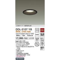 DDL-5107YB ダウンライト(軒下兼用) 大光電機 照明器具 ダウンライト DAIKO | 照明ポイント