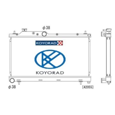 KOYORAD レガシィ　MT用ラジエーター PL091662 BL 5 BP5 KOYORAD レガシィ MT用ラジエーター PL091662 BL 5 BP5 KOYORAD