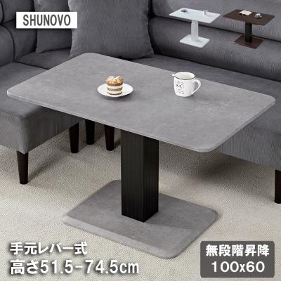 【新品 未使用 送料込み】ガス圧昇降式テーブル BTM ガス圧昇降式テーブル 無段階 120cm 昇降テーブル