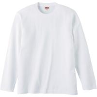 UnitedAthle ユナイテッドアスレ 5．6オンス ロングスリーブTシャツ アダルト ホワイト 501001W 1 | SPORTS HEROZ