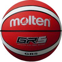 モルテン Molten GR5 ゴムバスケットボール5号球 レッド×ホワイト BGR5RW | SPORTS HEROZ