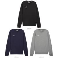 PUMA プーマ チームゴール teamGOAL カジュアル クルーネックスウェット メンズ トップス トレーナー 長袖 ワンポイント ノームコア ストリート スポーツウェア | SPORTS HEROZ