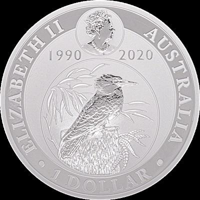 オーストラリア・ワライカワセミ銀貨 2021年 銀貨鉄道999ストア ヤフー店 - 銀貨：オーストラリア：ワライカワセミ
