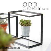 ディスプレイボックス プランタースタンド アイアン おしゃれ オッド キューブボックス [S] タイプB ODD CUBIC BOX プラントスタンド 観葉植物 インテリア | 腕時計アクセサリーのシンシア