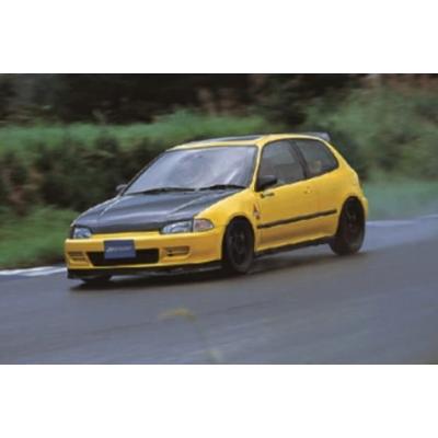 EG3/4/6 シビック ダクト入り高品質エアロボンネット FRP製 カーボン 
