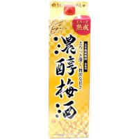 ［お酒　リキュール　国産リキュール]濃醇梅酒　1800ml　パック | 濱の酒屋中野酒店ヤフー店