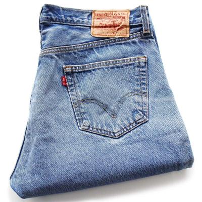 usa製 501 vintage Levi's リーバイス クラッシュ デニム 90s USA製Levi's 501 クラッシュデニムパンツ ダメージ W30