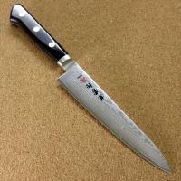 包丁 ペティナイフ 15cm (150mm) 関兼常作 ニッケルダマスカス 33層 関の刃物 V金10号 口金 両刃 小型ナイフ 果物包丁 野菜 皮むき 日本製 | エクセレントサービス