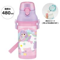 水筒 直飲み プラスチック 大容量 480ml 食洗機対応 キッズ 幼児 ワンタッチ スケーター PSB5SANAG リカちゃん 23年 女の子 | スケーター Yahoo!ショッピング店