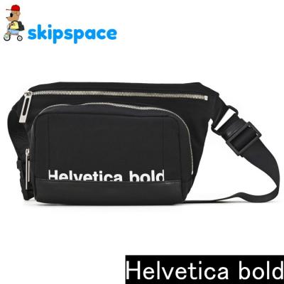 Helvetica-bold, ボディバッグ 日本製 ヘルベチカボールド ナイロン ボディバッグ メンズバッグ