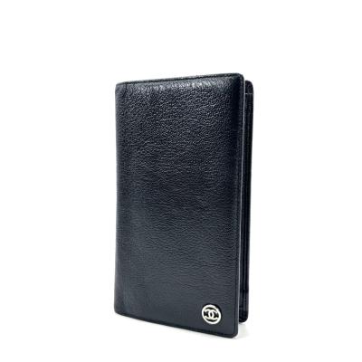 CHANEL（シャネル） 二つ折り長財布 ココボタン レザー ブラック