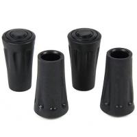 トレッキングポール キャップ 4個セット 交換用 スティック ウォーキング スノー バスケット ハイキング 登山 予備 ゴム ラバー ストック 摩耗 紛失 互換