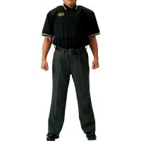 ZETT ゼット 半袖ボーイズアンパイヤシャツ ブラック BPU50BL-1900A 野球 審判 ウェアー | スカイスポーツ ヤフー店