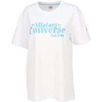 CONVERSE コンバース ガールズプリントTシャツ ホワイト CB332351-1100 バスケットボール ウェアー | スカイスポーツ ヤフー店