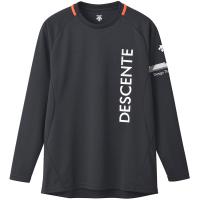 デサント DESCENTE 長袖バレーボールシャツ ブラック DVUWJB51-BK バレー ウェアー | スカイスポーツ ヤフー店