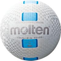 Molten モルテン ソフトバレーボールデラックス 白シアン S3Y1500WC バレーボール | スカイスポーツ ヤフー店