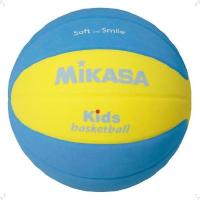 ミカサ MIKASA キッズバスケットボール5号EVA黄色 青  SB5YBL ボール | スカイスポーツ ヤフー店