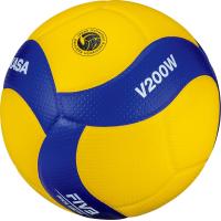 ミカサ MIKASA バレー5号 国際公認 黄色 青  V200W ボール | スカイスポーツ ヤフー店