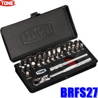 BRFS27 TONE トネ ビットラチェットセット +/-/六角/トルクス ビット差込角6.35mm(1/4") | スカイドラゴンオートパーツストア