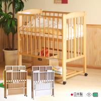 日本製 ベビーベッド「ミニ ワンタッチハイベッド　プチ（B品／アウトレット）【＋セット商品】」  折りたたみ ワンタッチ ハイタイプ 石崎家具 | スリーピー Yahoo!店